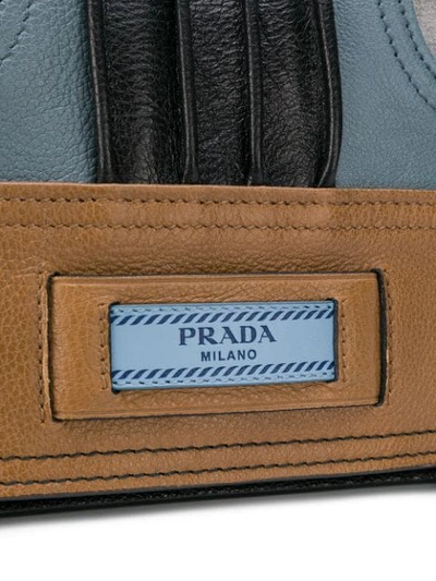 Shop Prada 'etiquette' Schultertasche In Multicolour
