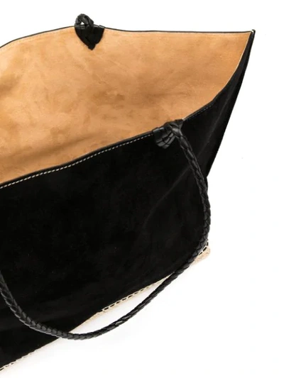 Shop Altuzarra Large ‘espadrille' Tote Bag In Black