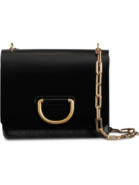 Burberry The Small D-ring Bag Aus Leder In Black | ModeSens