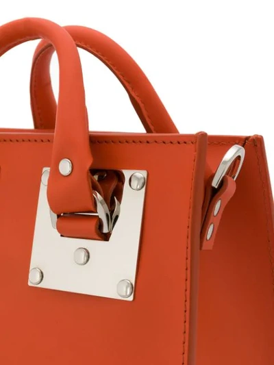 Shop Sophie Hulme Albion Mini Bag In Orange