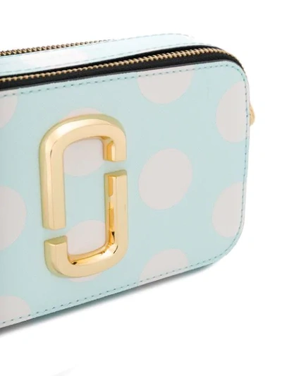 Shop Marc Jacobs The Snapshot Dot Crossbody Bag In Blue