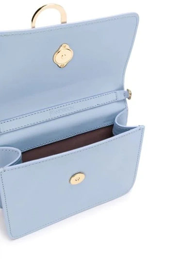 Shop Jw Anderson Anchor Logo Shoulder Bag In 801 Ice Blue