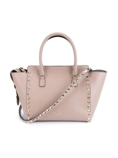 Shop Valentino Garavani Trapeze Tote In Neutrals