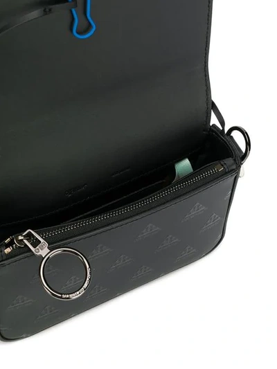 Shop Off-white Binder Clip Shoulder Bag - Black