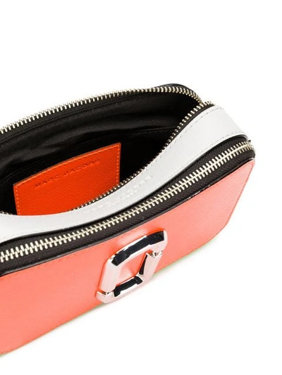 Shop Marc Jacobs Small Snapshot Crossbody Bag In Orange