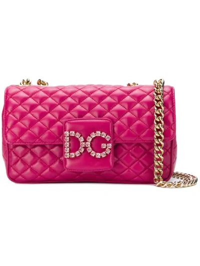 Shop Dolce & Gabbana Dg Millennials Shoulder Bag In 8h420 Fucsia