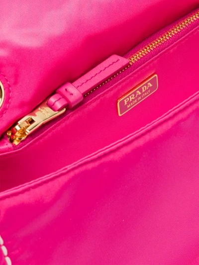 Shop Prada Rectangular Shoulder Bag - Pink