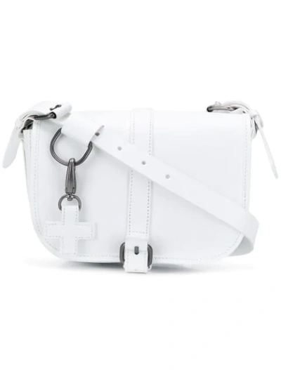 Shop A.f.vandevorst Foldover Crossbody Bag In White