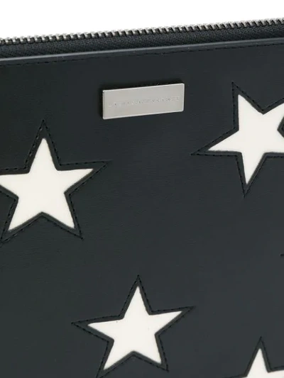 Shop Stella Mccartney Stars Clutch Bag In Black