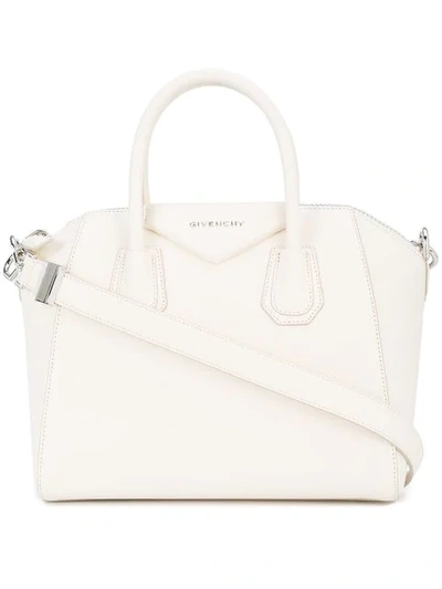 Shop Givenchy Antigona Tote In White