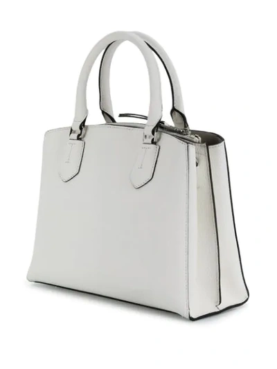 Shop Dkny Small Tote Bag In White