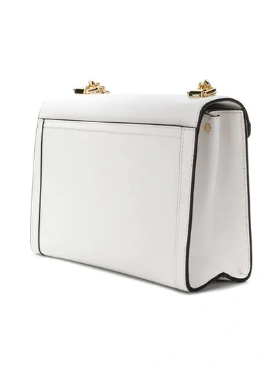 Shop Michael Michael Kors Whitney Large Shoulder Bag In White