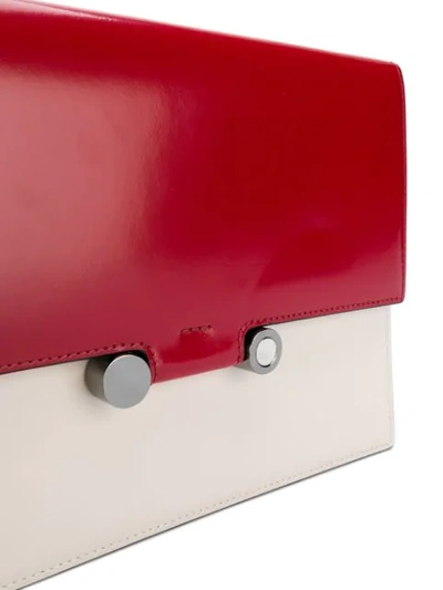 Shop Marni Caddy Shoulder Bag - Red
