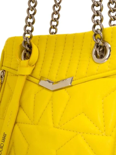 Shop Jimmy Choo Small Shopper Tote In Yellow