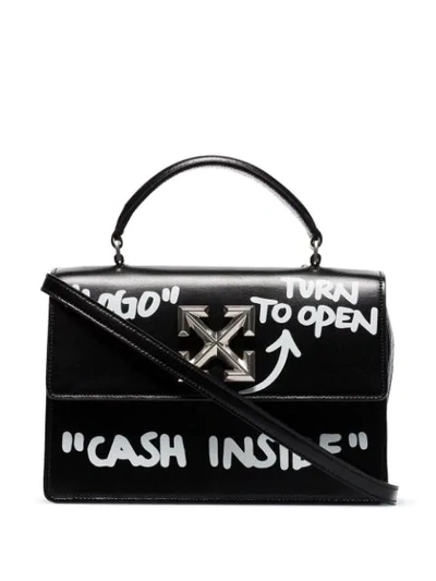 Shop Off-white Itney 1.4 Cash Inside Bag In Black