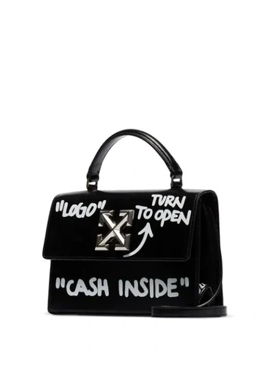 Shop Off-white Itney 1.4 Cash Inside Bag In Black