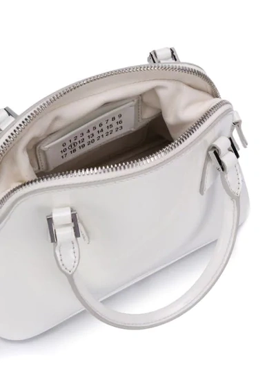 Shop Maison Margiela Mini 5ac Tote Bag - White