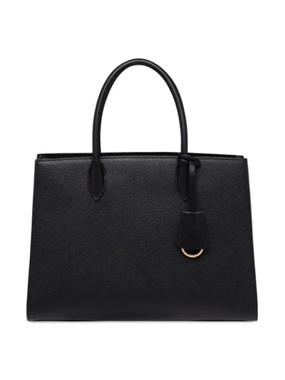 Shop Prada Bibliothèque Bag In Black