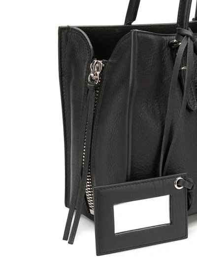 Shop Balenciaga Papier Aj Tote Bag In Black