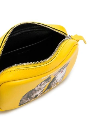 Shop Balenciaga Everyday Xs Camera Bag In Yellow