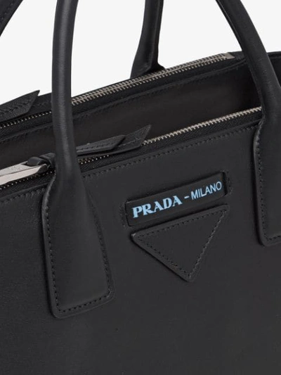 Shop Prada Concept Calf Leather Bag In Black