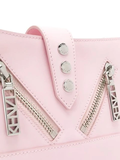 Shop Kenzo Tiny Kalifornia Shoulder Bag In Pink