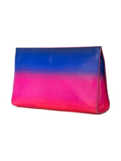 Shop Lanvin Slim Clutch Bag In Pink