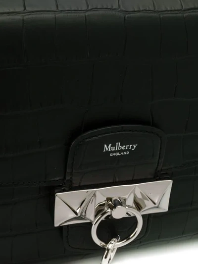 Shop Mulberry Keeley Satchel Matte Bag In Black