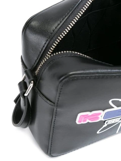 Shop Kenzo Nasa Shoulder Bag In Black