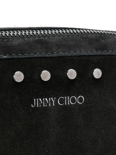 Shop Jimmy Choo Quinn Mini Crossbody Bag In Black