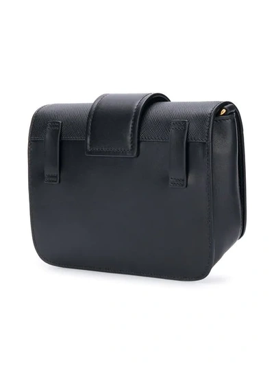 Shop Prada Classic Logo Belt Bag In Black