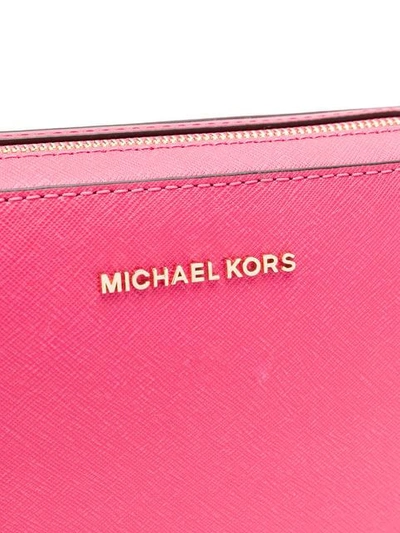 Shop Michael Michael Kors Jet Set Large Crossbody Bag - Pink