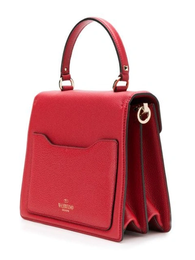 Shop Valentino Garavani Uptwon Tote In Red