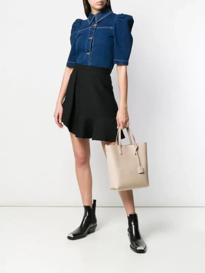 Saint Laurent Top Handles Tote Bag In Neutrals
