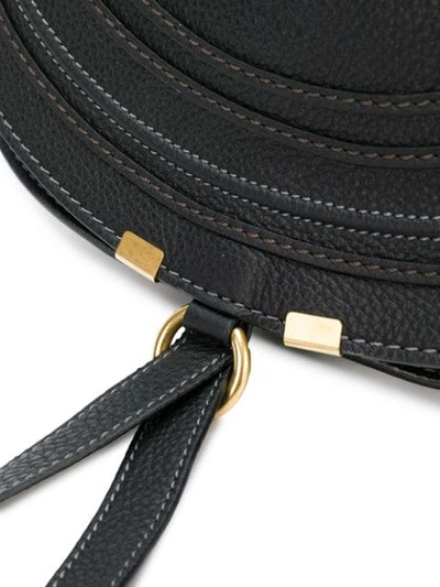 Shop Chloé Marcie Shoulder Bag In Black