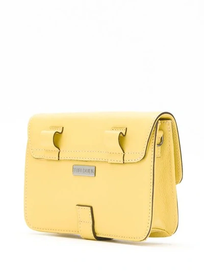 Shop Tufi Duek Logo Shoulder Bag - Yellow