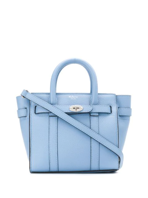 beige bayswater pebbled leather bag