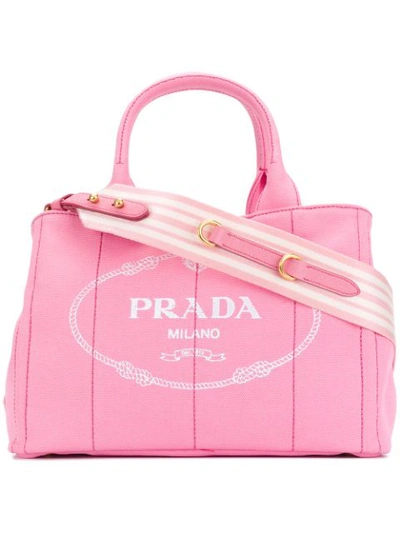 prada pink tote bag