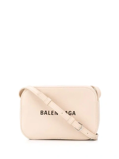 Shop Balenciaga Everyday Camera Bag In Neutrals