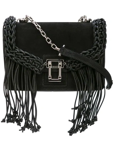 Shop Proenza Schouler Hava Chain Shoulder Bag In Black