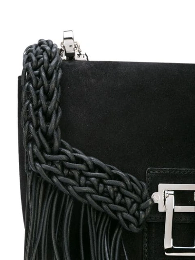 Shop Proenza Schouler Hava Chain Shoulder Bag In Black