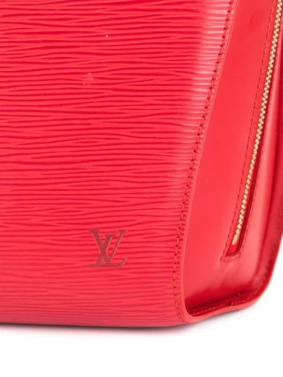 Pre-owned Louis Vuitton Mabillion Backpack In Red