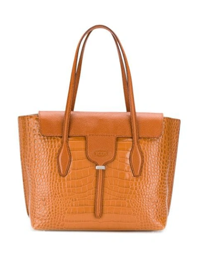 Shop Tod's New Shopping Joy Medium Bag In Brown