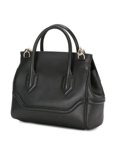 Shop Versace Palazzo Empire Shoulder Bag In Knjoc Noir/noir