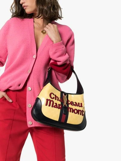 Shop Gucci Chateau Marmont Hobo Bag In Yellow