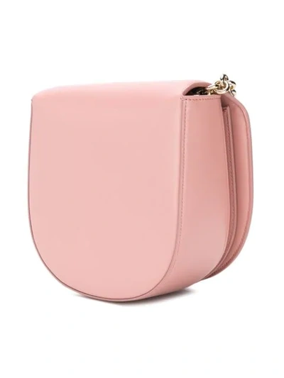 Shop Ferragamo Salvatore  Gancini Flap Bag - Pink