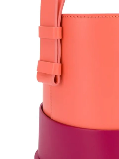 NICO GIANI 双色水桶托特包 - 粉色