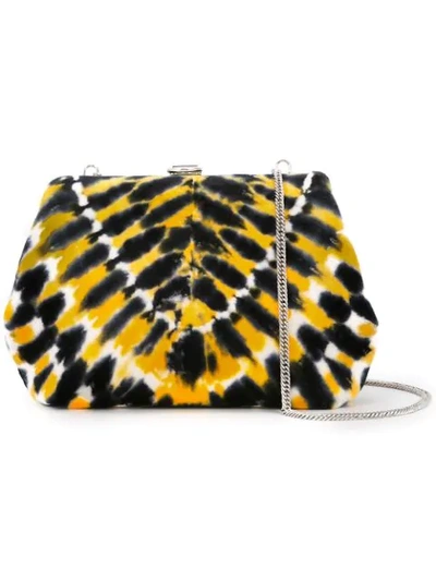 Shop Proenza Schouler Tie Dye Print Clutch In Black