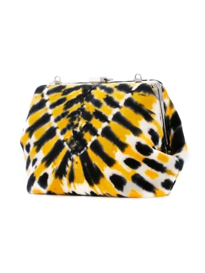 Shop Proenza Schouler Tie Dye Print Clutch In Black