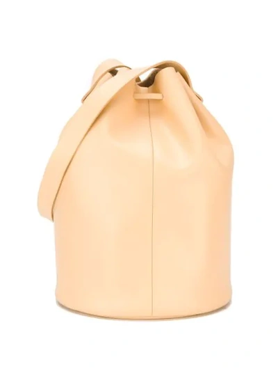 Shop Building Block Medium Bucket Tote In Neutrals